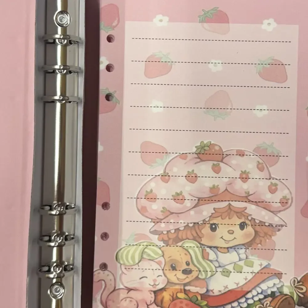 Strawberry Shortcake A5 Binder w/ matching paper